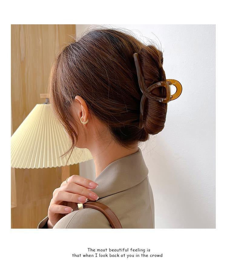 Pinzas Para El Cabello De Acrílico De Color Jalea Grande al por mayor